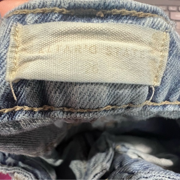 Altar'D State jeans, Molly, Mid Rise, Distressed Straight in Light Wash - Picture 4 of 6